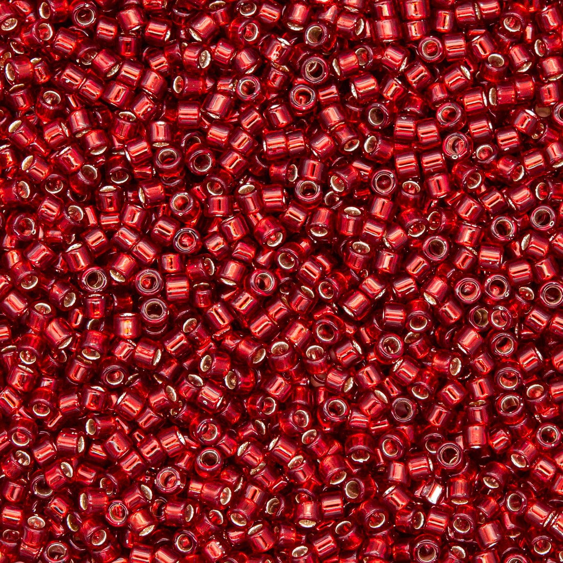 Японский бисер TOHO Treasure (№25C), с внутренним серебрением, прозрачный