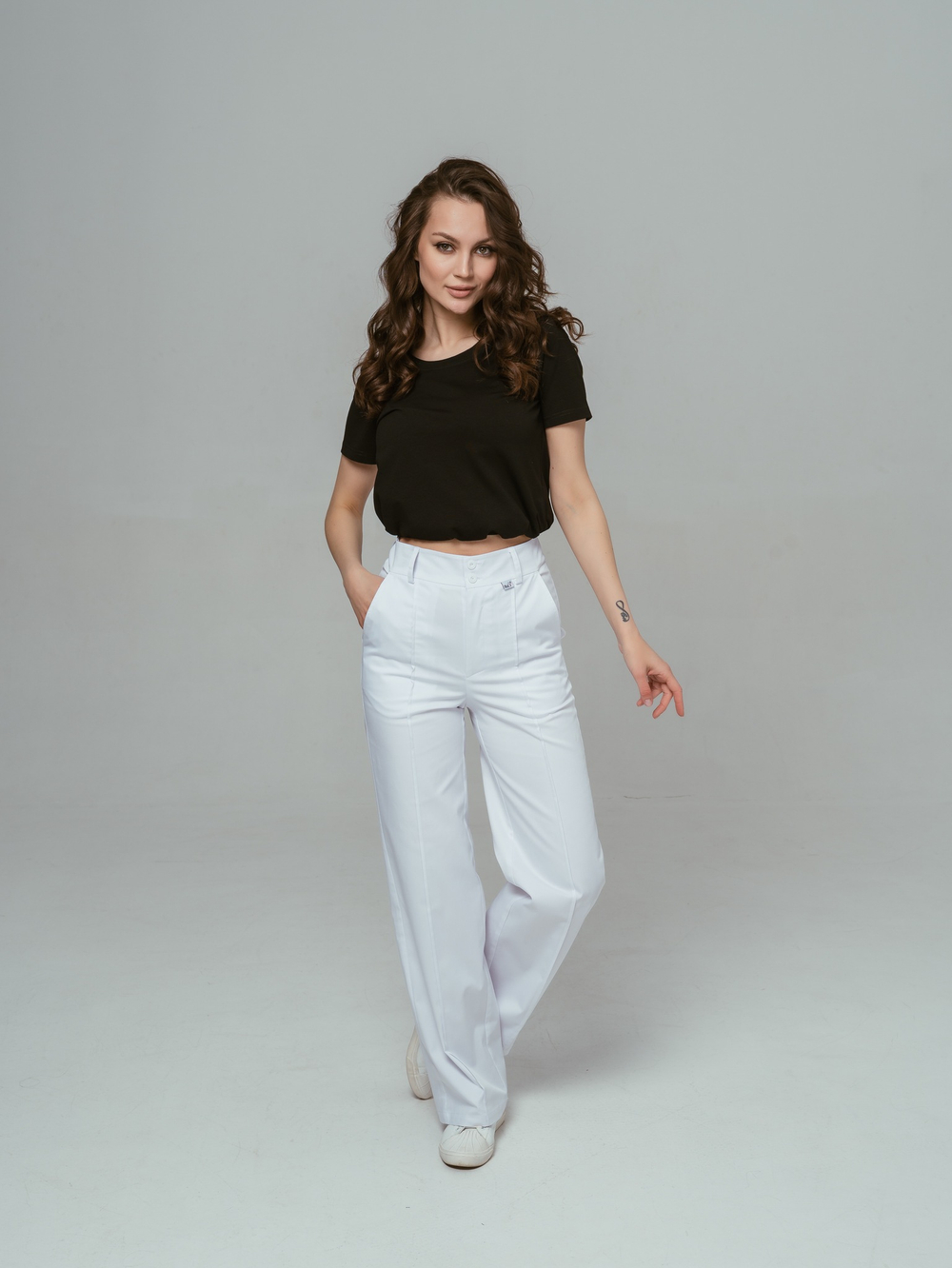 Брюки медицинские женские | Б-1037/3 клеон премиум