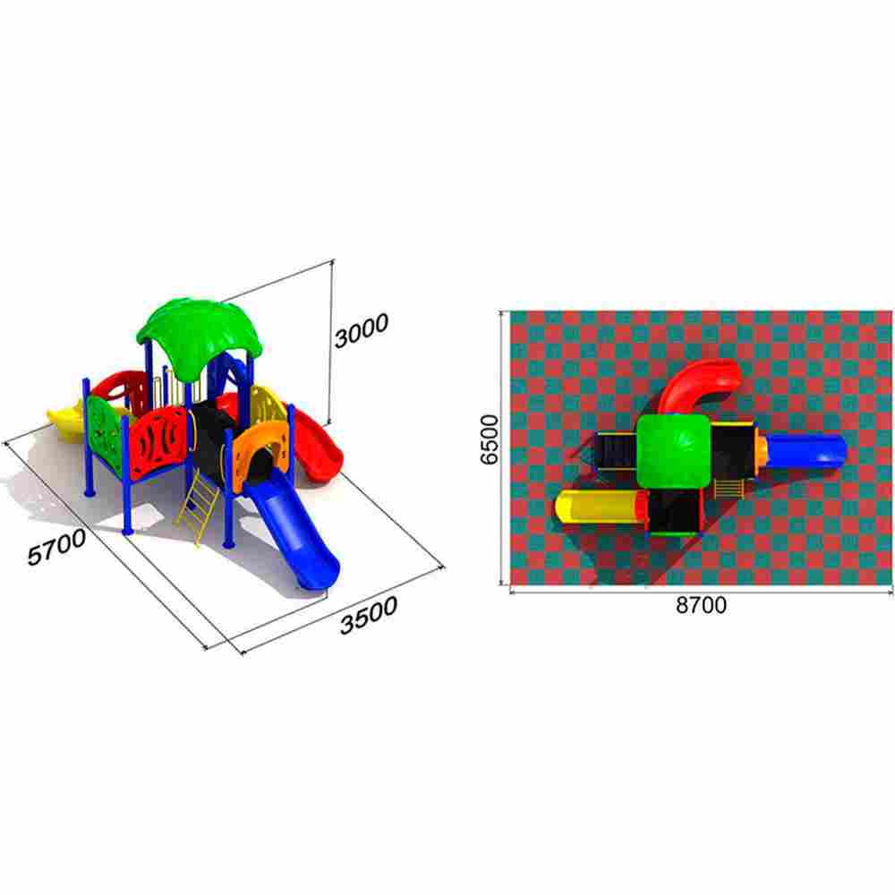 Детская спортивно-игровая площадка «Лазурный Рассвет»