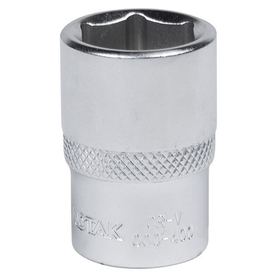 МАСТАК (000-40018) Головка торцевая стандартная шестигранная 1/2", 18 мм