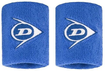 Напульсник теннисный Dunlop Tac Wristbands Short 2P - royal blue