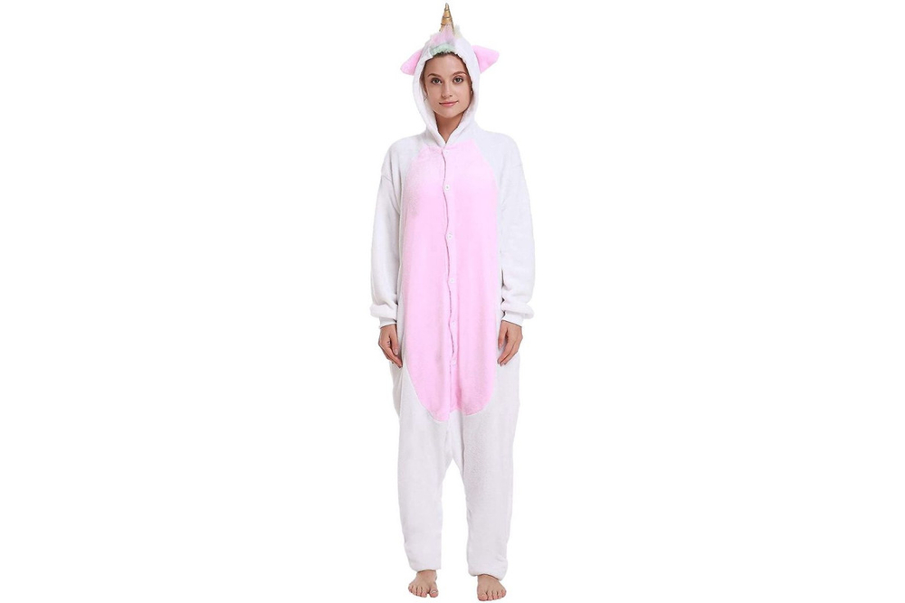 Кигуруми FunFur Единорог Золотой Рог XL