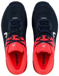 Мужские кроссовки теннисные Head Revolt Evo 2.0 - blueberry/fiery coral