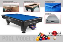 Бильярдный стол TAO-MI Model 3 пул 8 ft, сукно Blue
