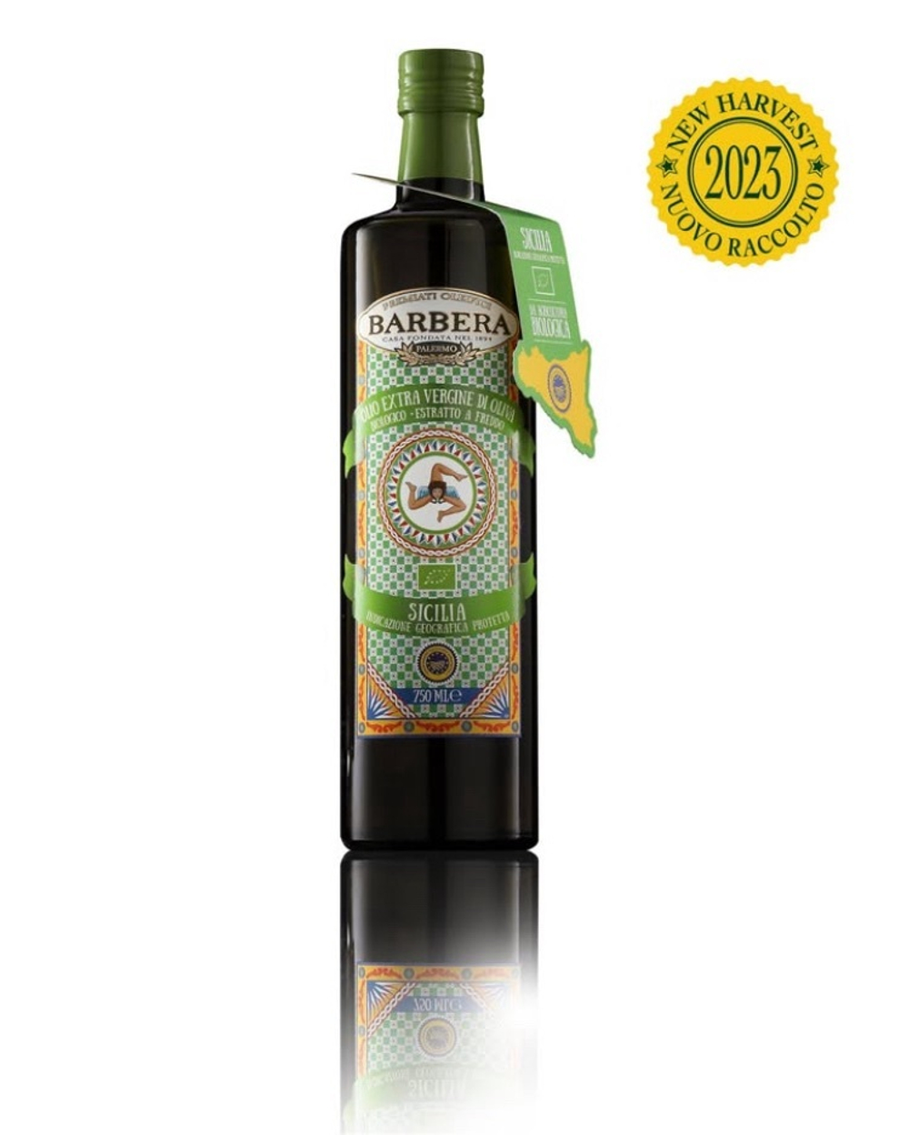 Оливковое масло BARBERA SICILIA IGP Bio Extra Virgin, 750 мл Италия