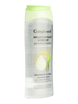 Compliment МИЦЕЛЛЯРНЫЙ ЭЛИКСИР ДЛЯ СНЯТИЯ МАКИЯЖА с экстрактом риса