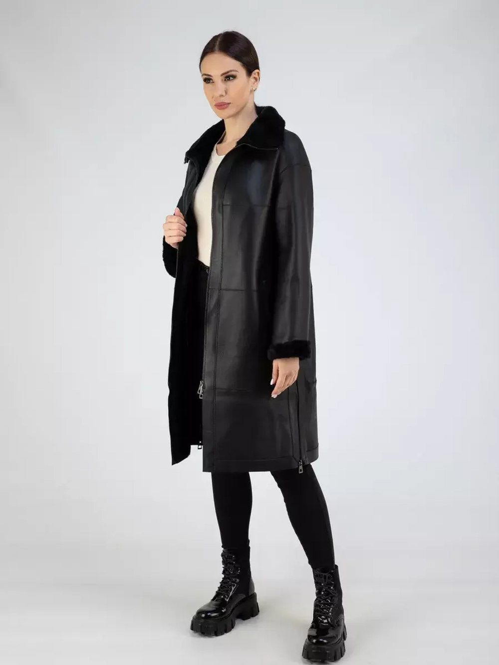 Дубленка зимняя натуральная