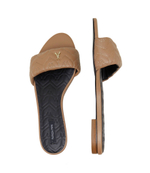 Кожаные шлепанцы Patrizia Pepe - бежевый(8X0083 L026)