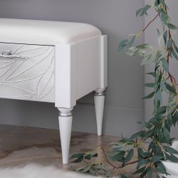 Банкетка Арт mini Айс Сильвер