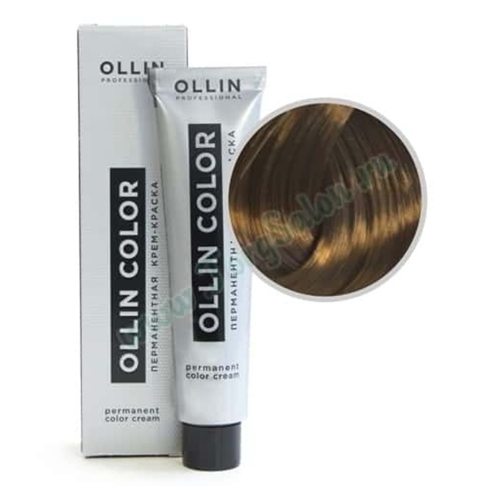 Крем краска для волос перманентная Ollin Color «Русый» 7/0
