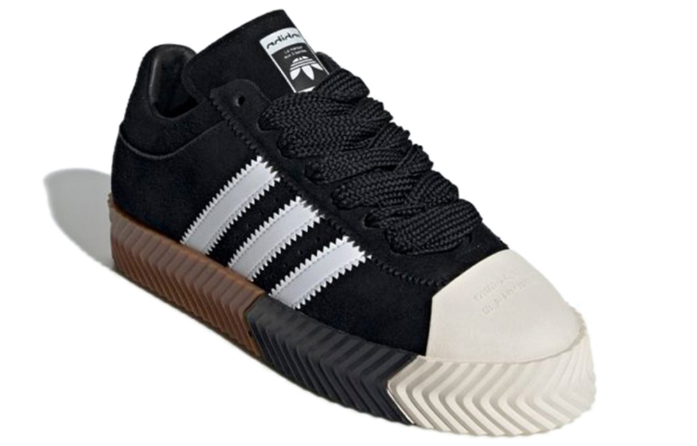 Alexander wang x adidas originals Skate low-top sneakers for men and women in the same style black