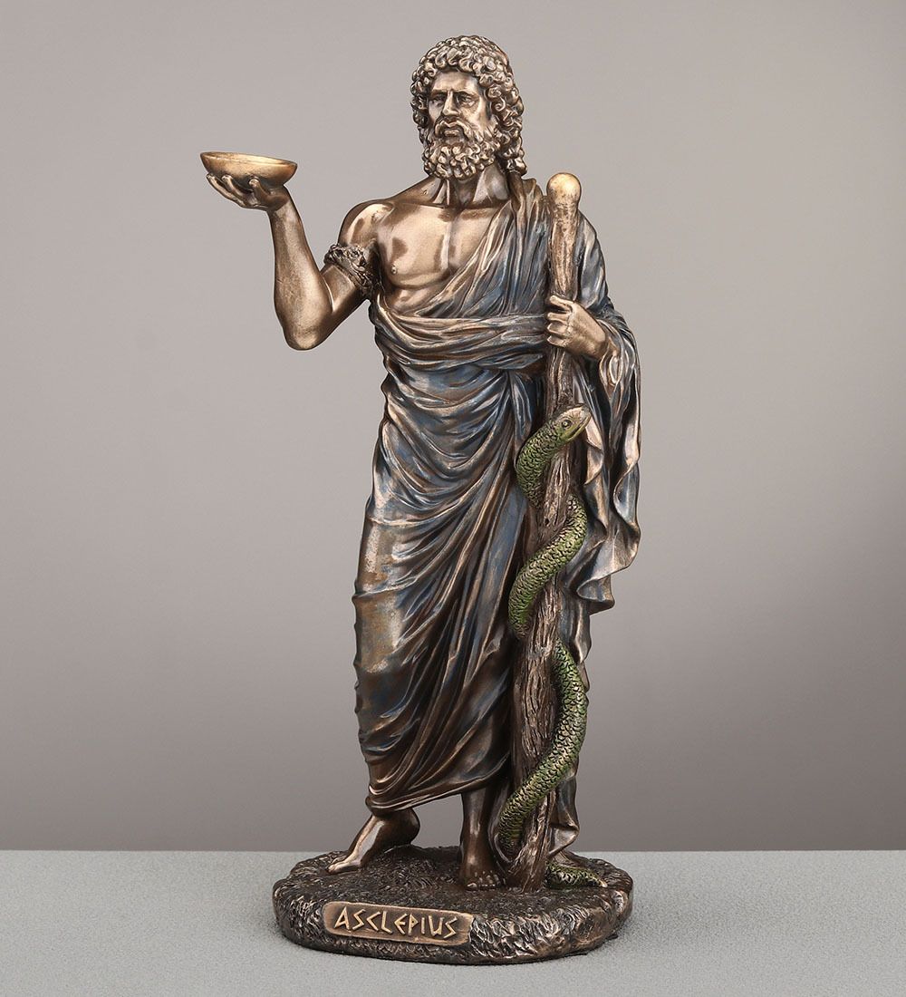 Veronese WS-1320 Статуэтка «Асклепий - бог медицины и врачевания»