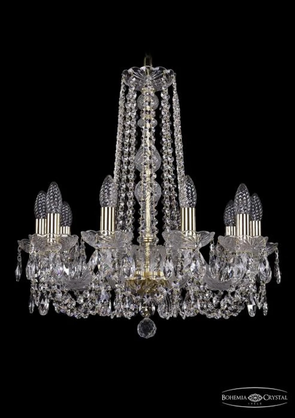 Подвесная люстра Bohemia Ivele 1402/10/195/h-58/G