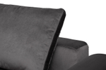 Диван Garda Decor трехместный Турин (Turin)(2 секции) с мех т.серый велюр Colt1003 255*120**68 см