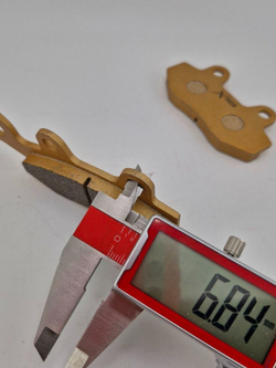 Колодки тормозные для эндуро мотоцикла, квадроцикла с ухом износостойкие