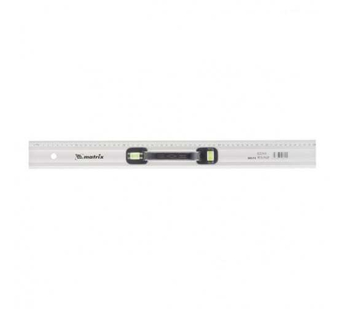 ЛИНЕЙКА-УРОВЕНЬ MATRIX 600ММ МЕТАЛЛИЧЕСКАЯ ПЛАСТ/РУЧКА 30573