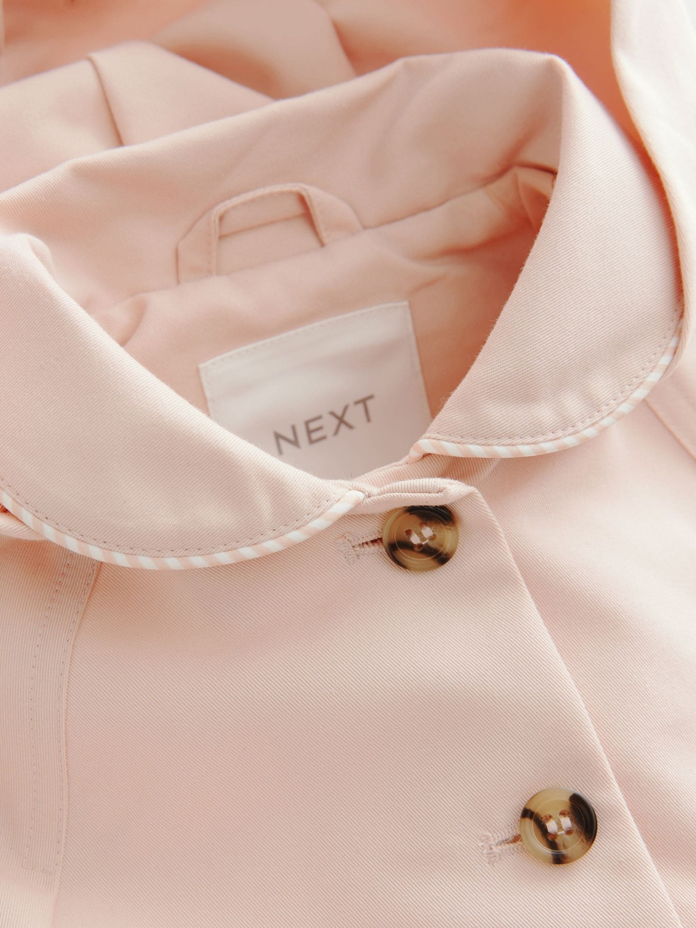 Плащ с капюшоном для девочки Next E25-132, Розовый