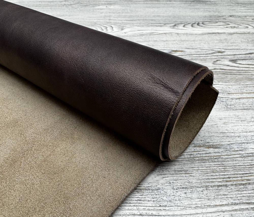 Nappa Clouds Brown (1,5-1,7 мм) цв. Коричневый, натуральная кожа