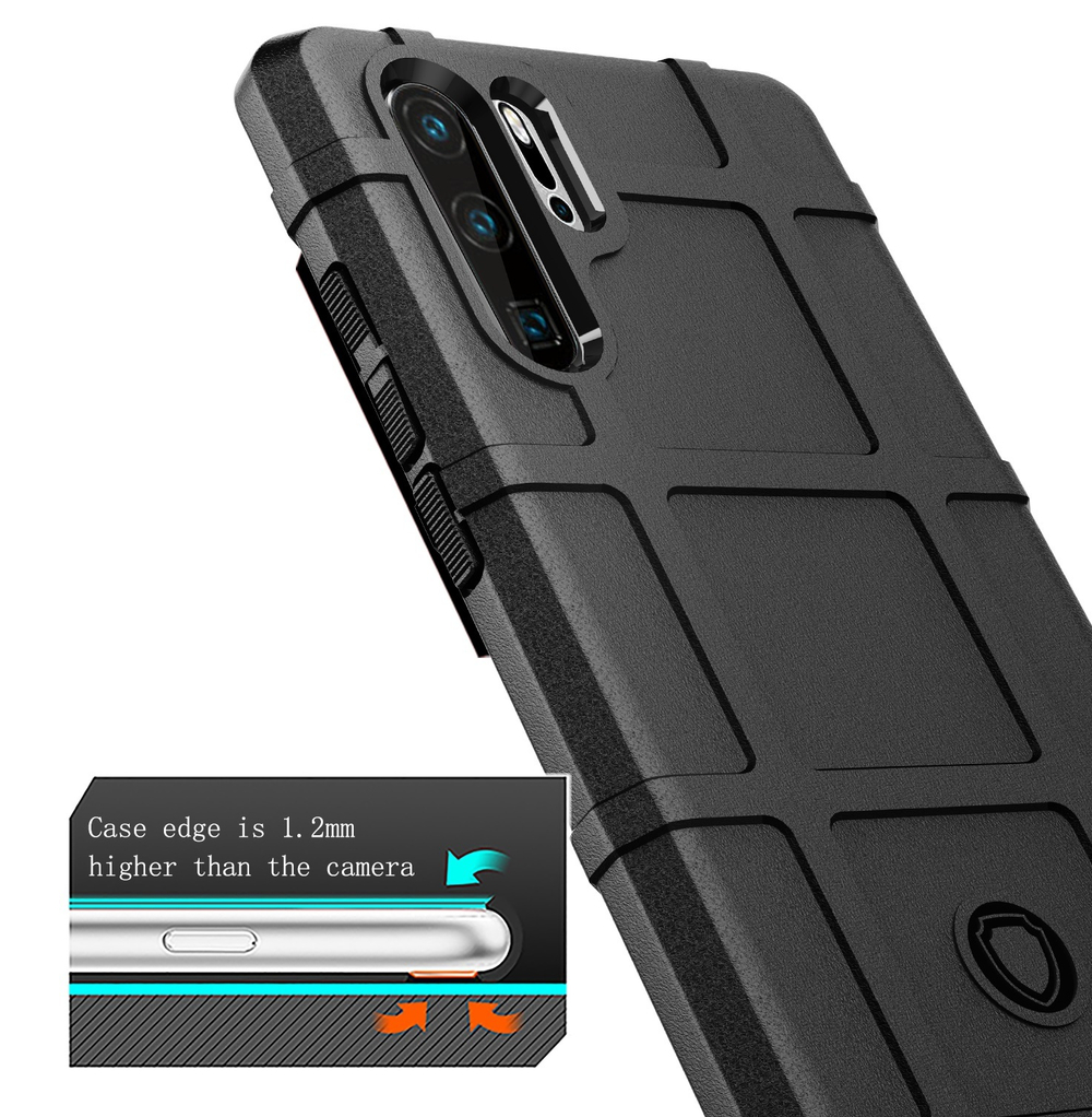 Чехол для Huawei P30 Pro цвет Black (черный), серия Armor от Caseport