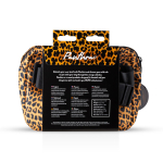 Вибромассажер в трусики Tania с пультом ДУ (Цвет: черный с леопардовым)