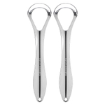 basicConcepts, скребки для языка из высококачественной стали, 2 шт.