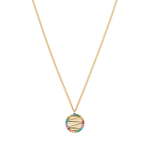 Колье Coeur de Lion Multicolour Rainbow-Gold 2058/10-1535