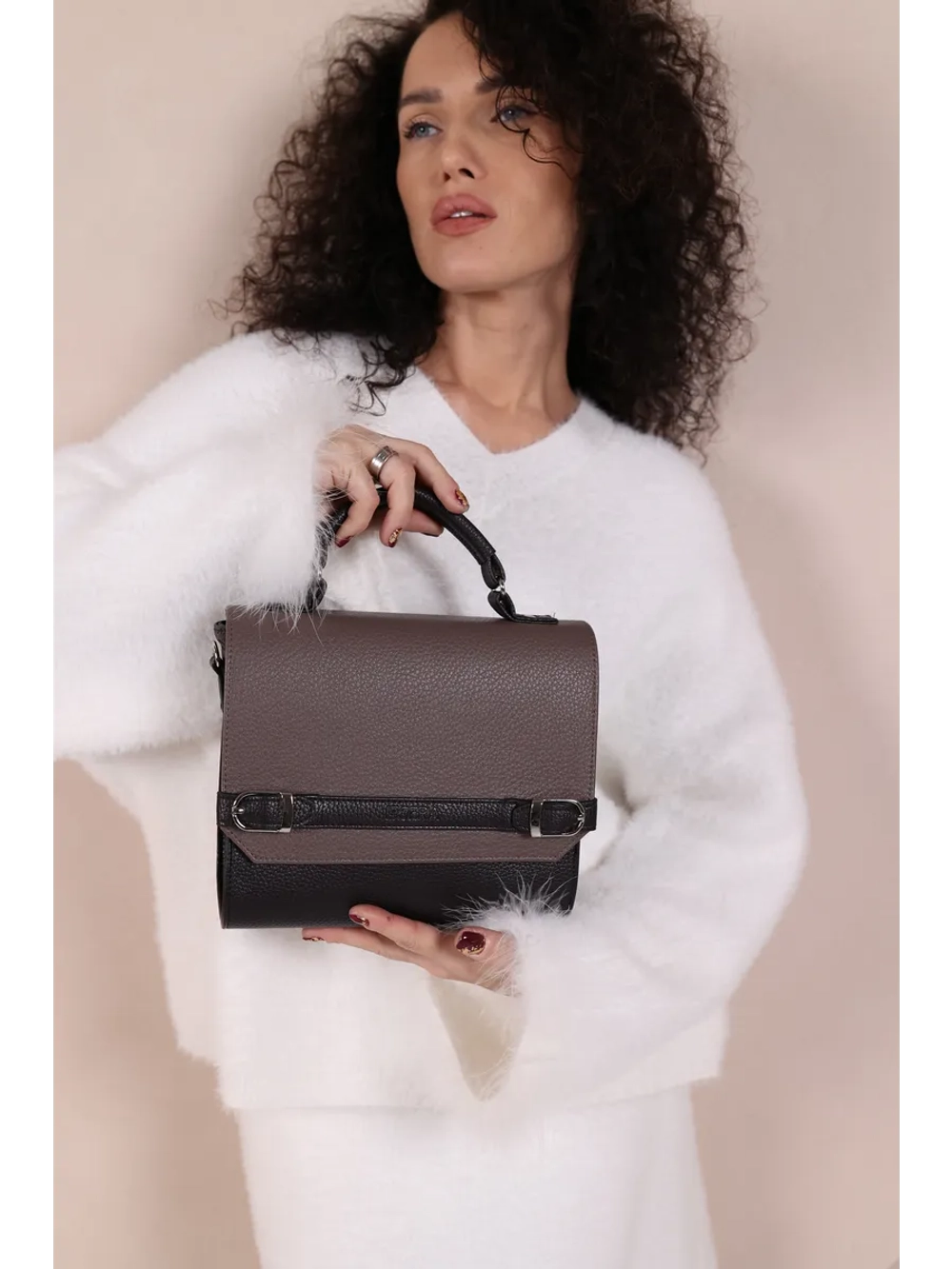 Сумка маленькая через плечо кросс-боди сэтчел