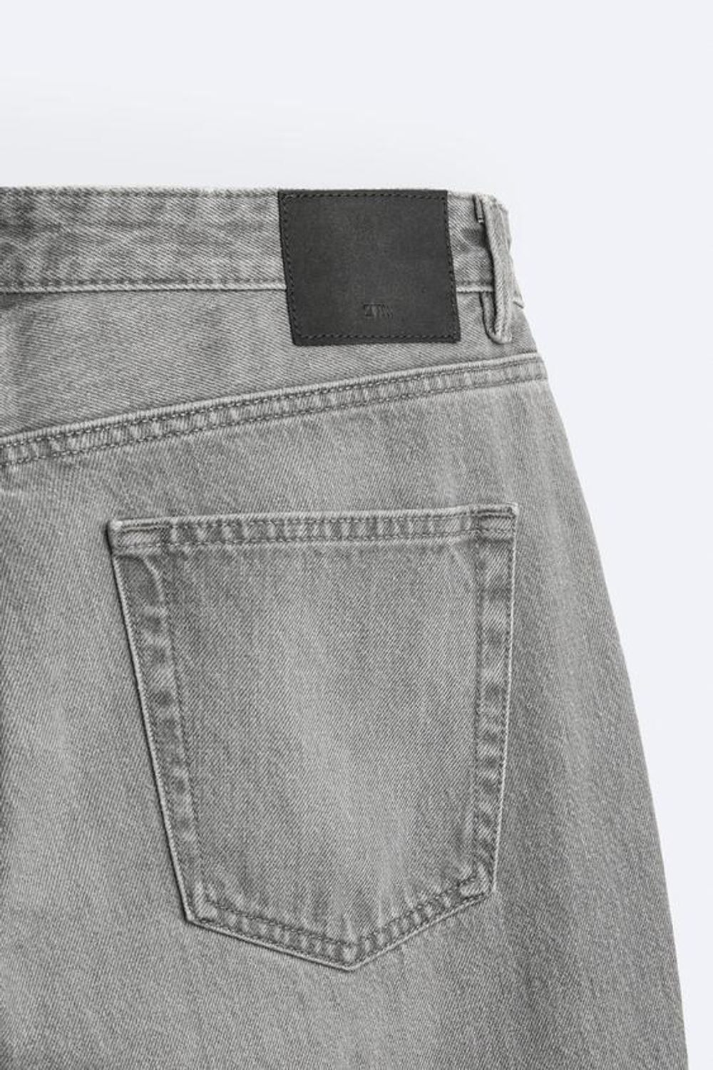 ZARA ДЖИНСЫ SLIM FIT, СЕРЫЙ