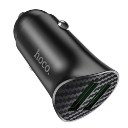 Разделитель автомобильный Hoco Z39 Farsighted dual port QC3.0 car charger (2USB: 3.6V-6.5V &amp; 3A 18W) Черный