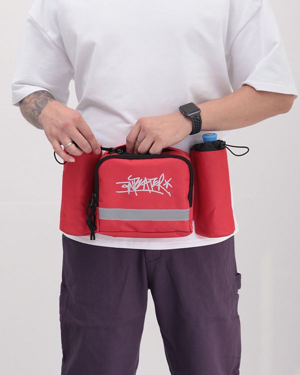 Сумка поясная Anteater Doublebag Красная - фото 2