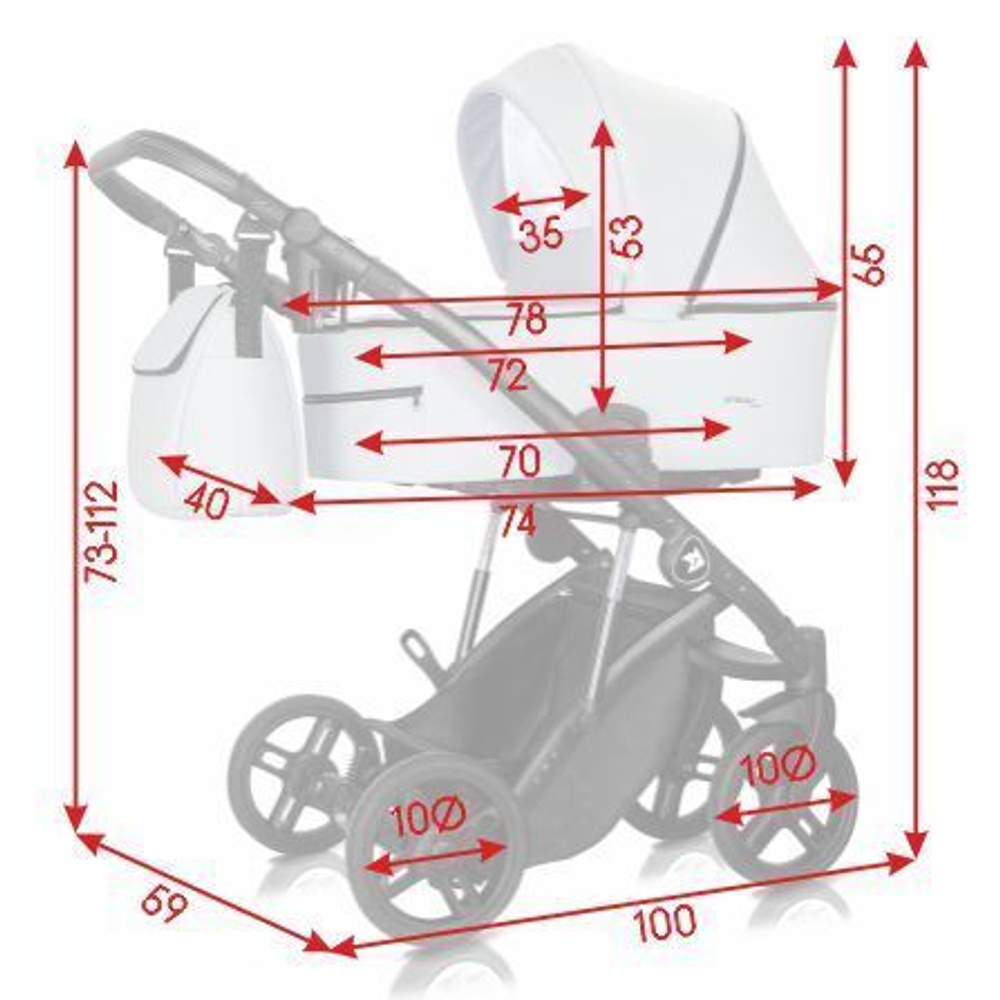 Детская коляска 3 в 1 Car Baby Atteso Ledo Eco color atl 02