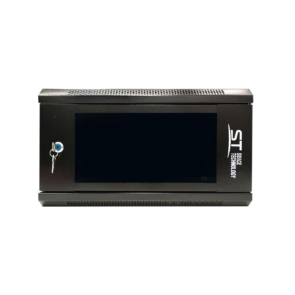 Шкаф настенный 6U ST-NC6U01 (ЧЕРНЫЙ) С ПОЛКОЙ