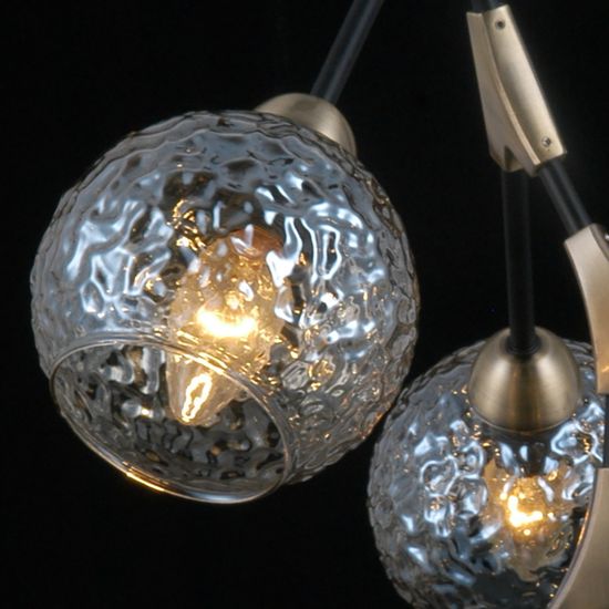 Люстра потолочная ILLUMICO E14 IL0263-5PSQ-79 BK AB