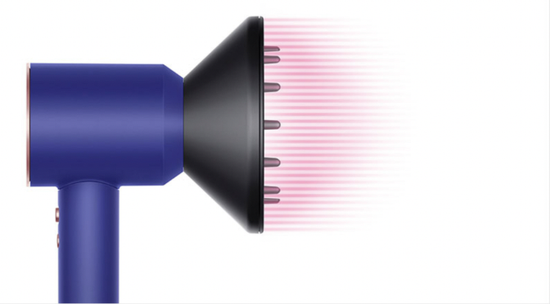 Фен Dyson Supersonic HD07, голубой/розовое золото + с подарочным чехлом UK