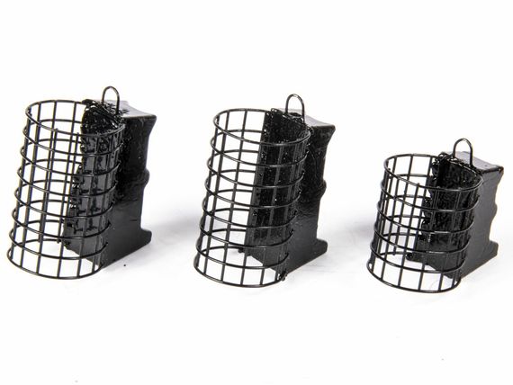 Набор металлических фидерных кормушек FC M1 ТОЧНЫЙ ЗАБРОС РЕКА 80г 100г 120г 3шт. коробочная версия