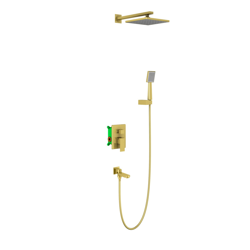 Душевой комплект Timo Selene SX-3069/17SM золото матовое