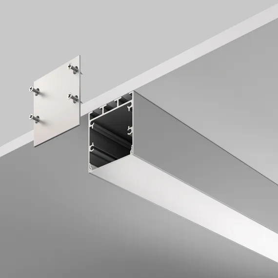 Алюминиевый профиль накладной-подвесной 35x35 (Серебро, 2 м), ALM-3535B-S-2M Led Strip alm-3535b-s-2m