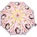 Зонт детский полуавтомат «Пингвин», 8 спиц, d-80см, длина в слож. виде 65см