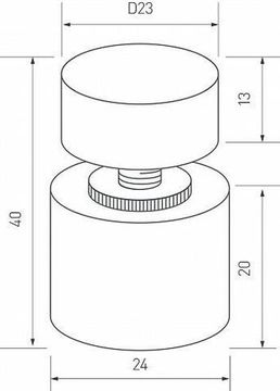 Диммер встраиваемый 046134 черный SR-NAVE-R24-2CH-BK (12-24V, 96-192W, DIM-CCT) Arlight