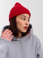 Толстовка женская с капюшоном "Вasic" меланж