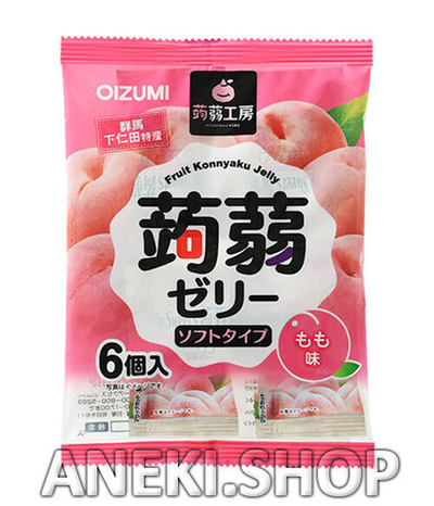 Желе "Конняку" с коллагеном со вкусом персика момо 96 г Shimonita Bussan