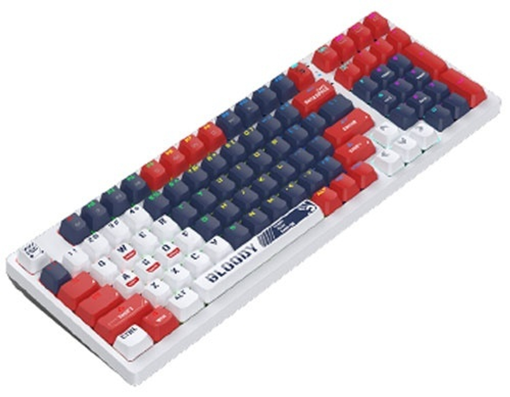 Клавиатура Bloody S98 Sports Navy белый