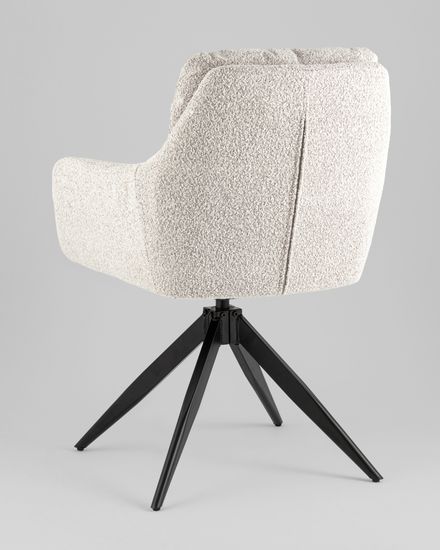 Стул обеденный поворотный Amy светло-серый