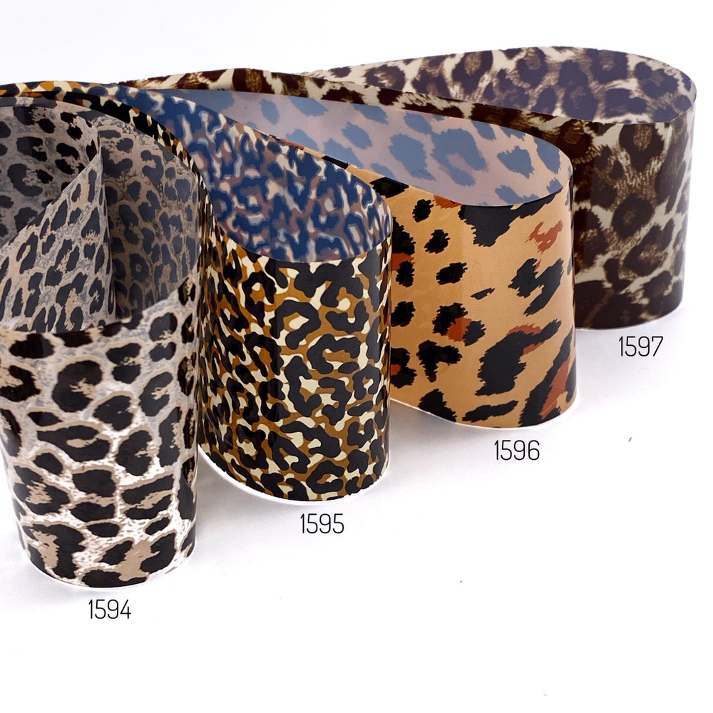 1596 Фольга переводная 4*50 см "Леопард", ZOO NAIL ART