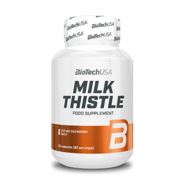 Расторопша, Milk Thistle, BioTechUSA, 60 капсул