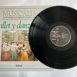 Винтажная виниловая пластинка LP Сборник Классических Балетов Musicalia 92. Ballet Y Danzas (III) (Испания 1987)
