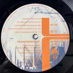 Винтажная виниловая пластинка LP The Alan Parsons Project Ammonia Avenue (Germany 1988) Prime Time