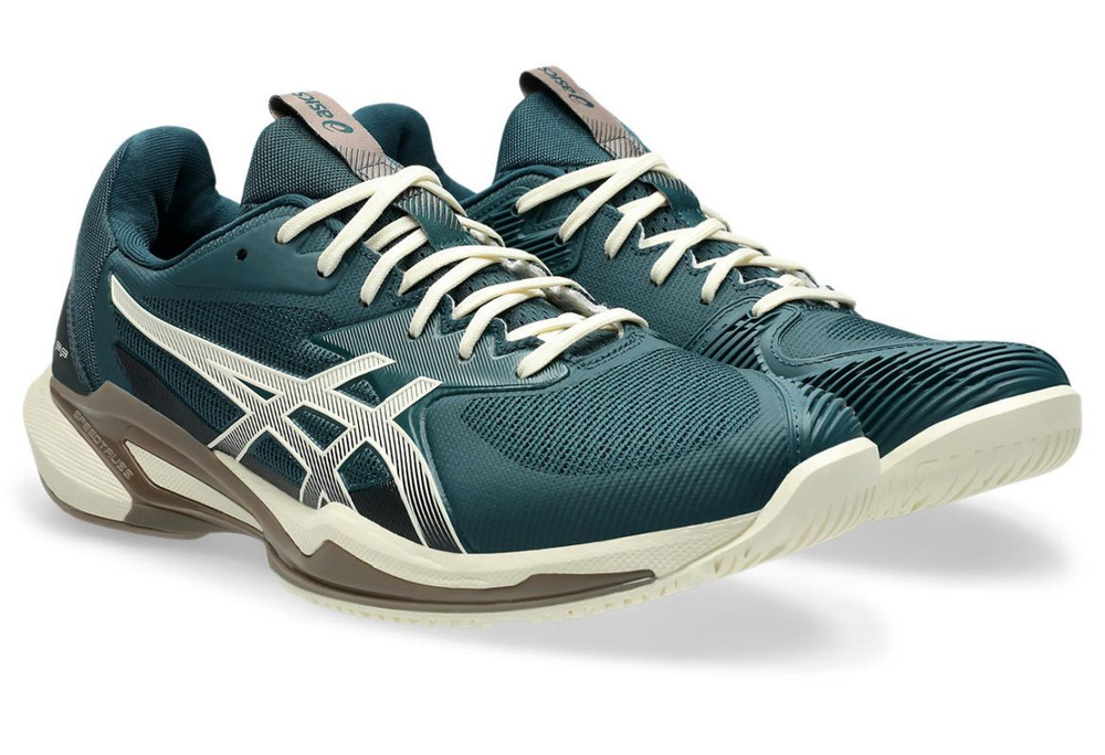 Мужские кроссовки теннисные Asics Solution Speed FF 3 - зеленый