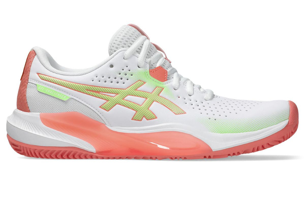 Женские кроссовки для Падел Asics Gel-Challenger 15 Padel - white/guava