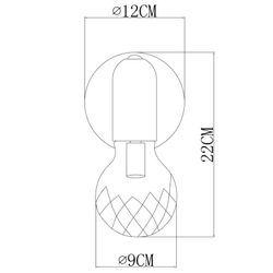 Бра ARTE Lamp A8040AP-1SG